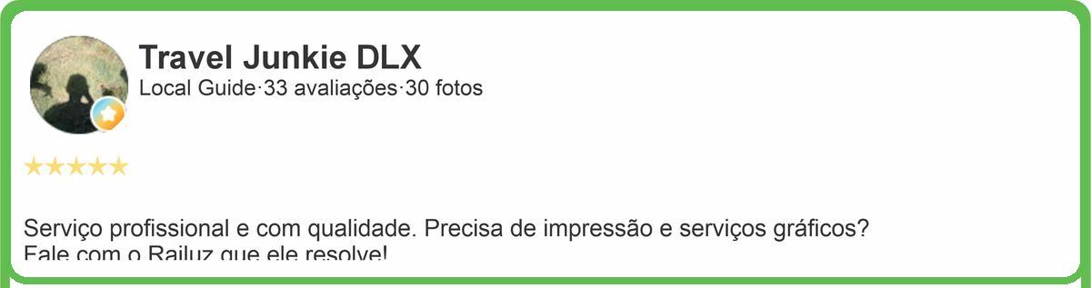 Avaliação de cliente 3